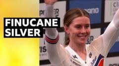 GB’s Finucane wins silver in women’s keirin