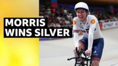 Morris sprints ‘like a champion’ to take silver in women’s points race