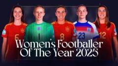 2025 BBC Women’s Footballer of the Year contenders
