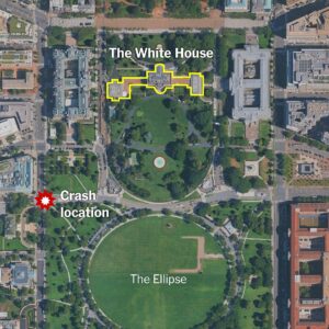 Vehicle Crashes Into Security Gate Outside the White House
