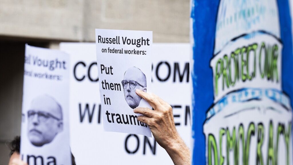 Judge indefinitely halts shutdown layoffs noting human toll