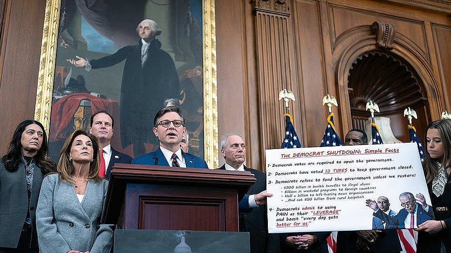 Johnson, pressed on Trump 2028, points to Constitution: ‘No path’ to third term presidency