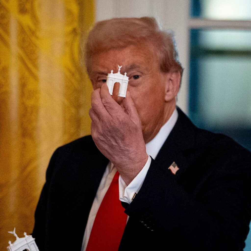 Trump’s Search for Eternity: Heaven? Maybe Not, He Says. Monuments? Absolutely.