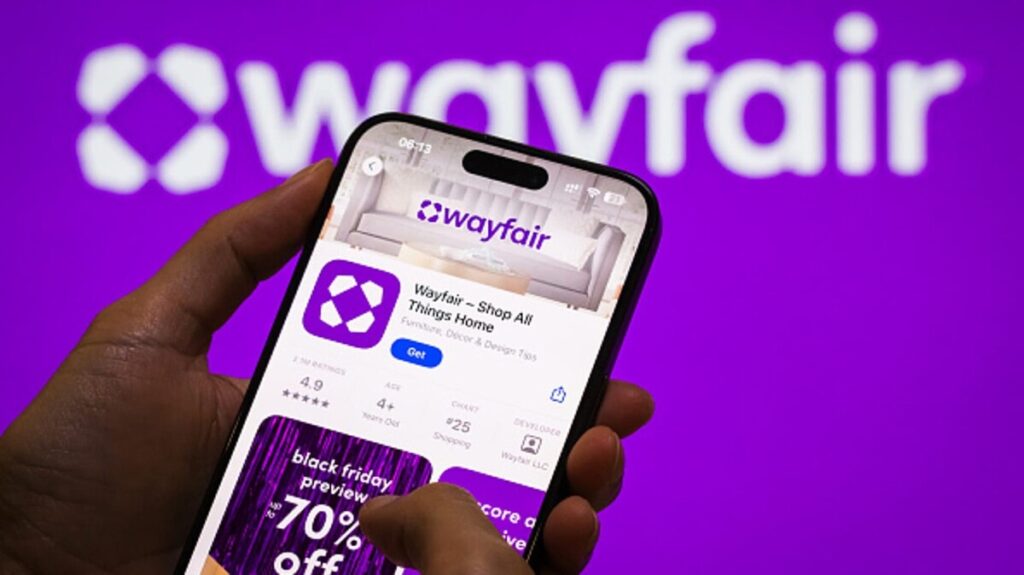 Wayfair stock surges 20% as earnings beat, revenue jumps