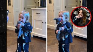 Ozzy Osbourne’s Grandson Bites Off Bat’s Head in Adorable Halloween Video