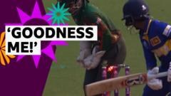 Sri Lanka’s Dilhari is stumped in bizarre fashion