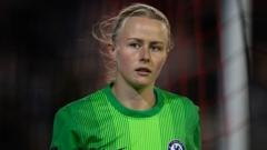 England keeper debut due with Hampton out injured