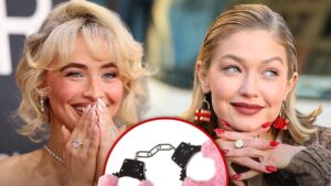Sabrina Carpenter Hilariously ‘Arrests’ Gigi Hadid at Pittsburgh Concert