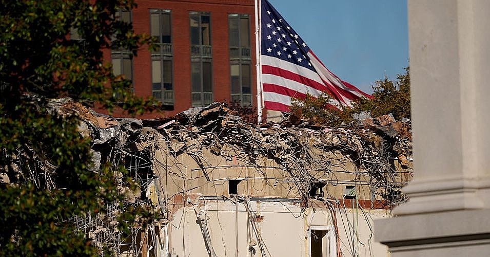 White House Staffers Couldn’t Care Less About the East Wing Demolition