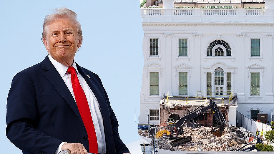 Trump tears down East Wing for $300M ballroom ahead of high-stakes China meeting