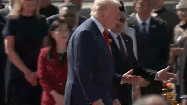 Trump dances with Malaysian performers as he kicks off Asia tour in lively fashion