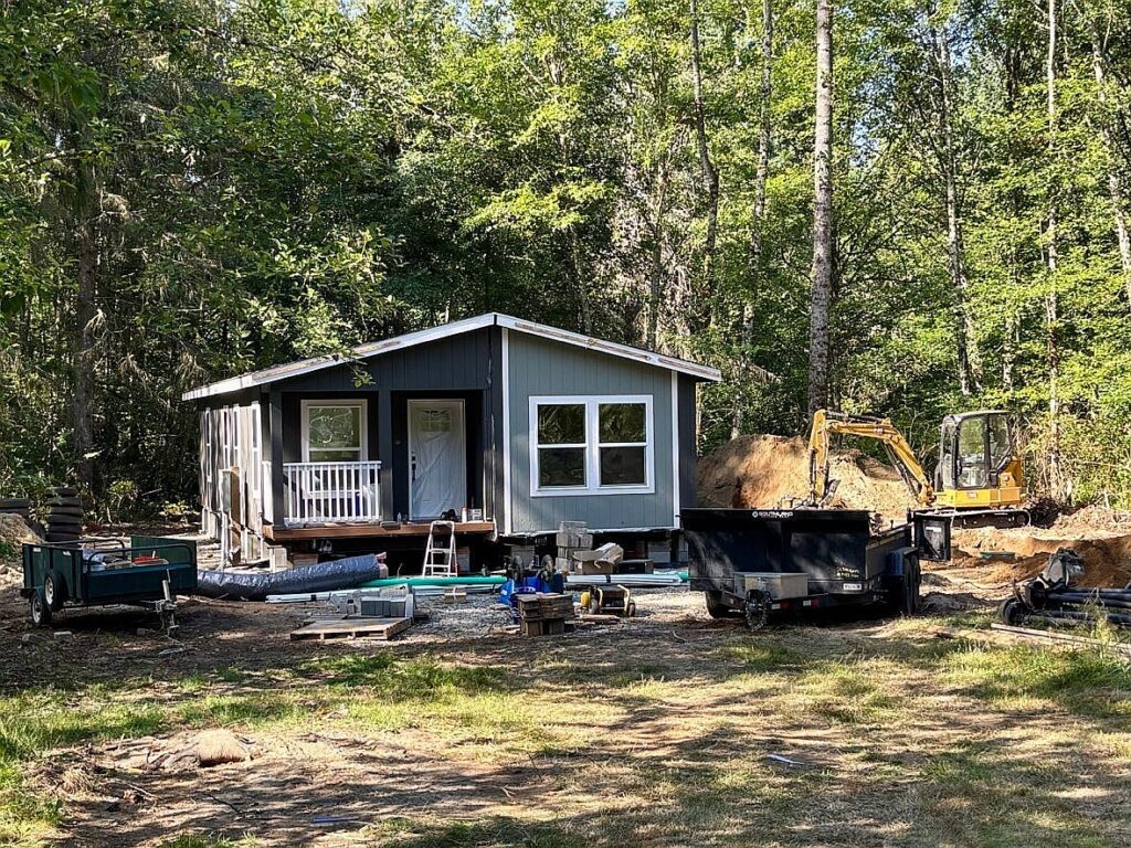 We put a small home on my in-laws’ property. It’ll be nice to live mortgage-free, but it’s been tough.