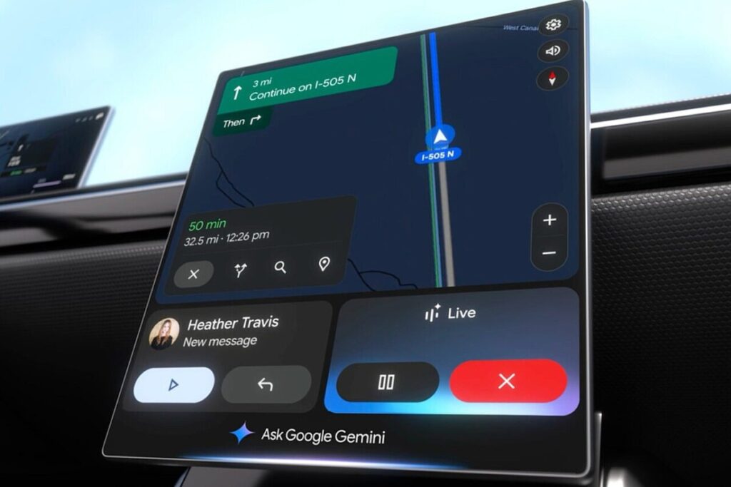 Google Adds Gemini AI-Assistant to Android Auto