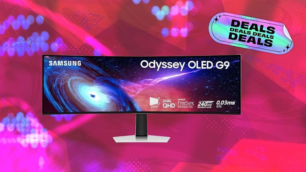 Score this eye-popping deal on the Samsung Odyssey OLED G9 monitor — $425 off for Black Friday