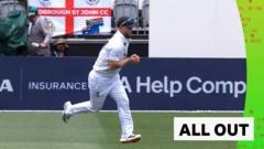 England lead by 40 after taking final Australian wicket