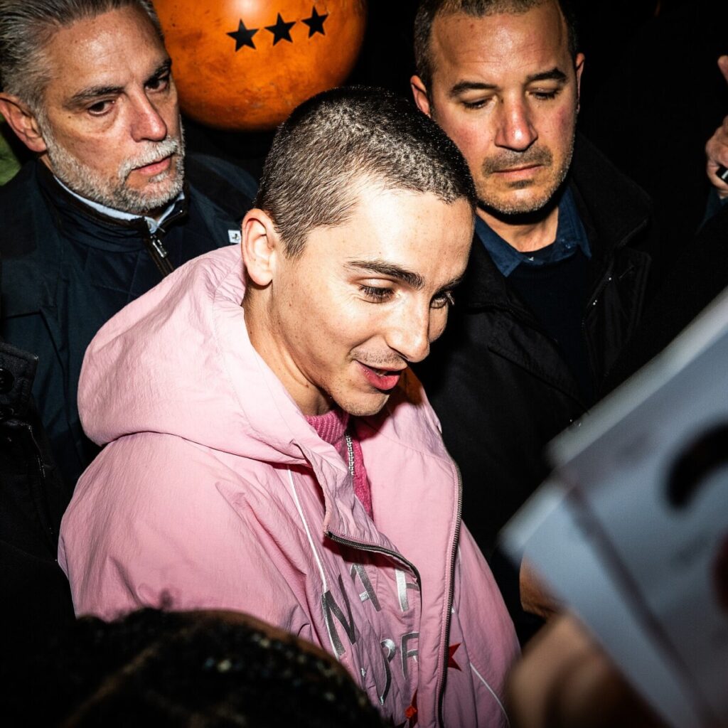 Timothée Chalamet Draws Huge Crowd for ‘Marty Supreme’ Merch Pop-Up