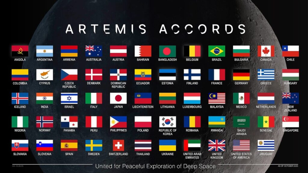 NASA Celebrates Five Years of Artemis Accords, Welcomes 3 New Nations