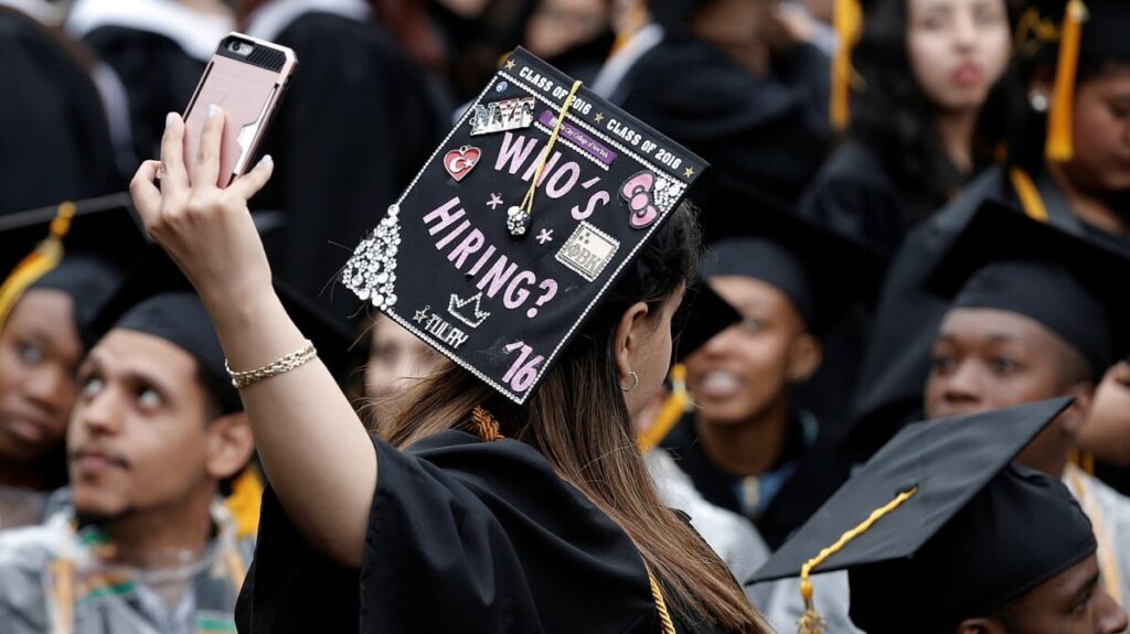 College grads face one of the toughest job markets in a decade — ‘Right now is a really difficult time to find a job,’ expert says