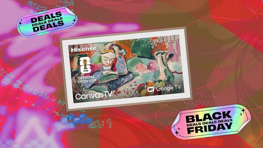Amazon has mastered the art of Black Friday TV deals with $400 off the Hisense 65-inch CanvasTV