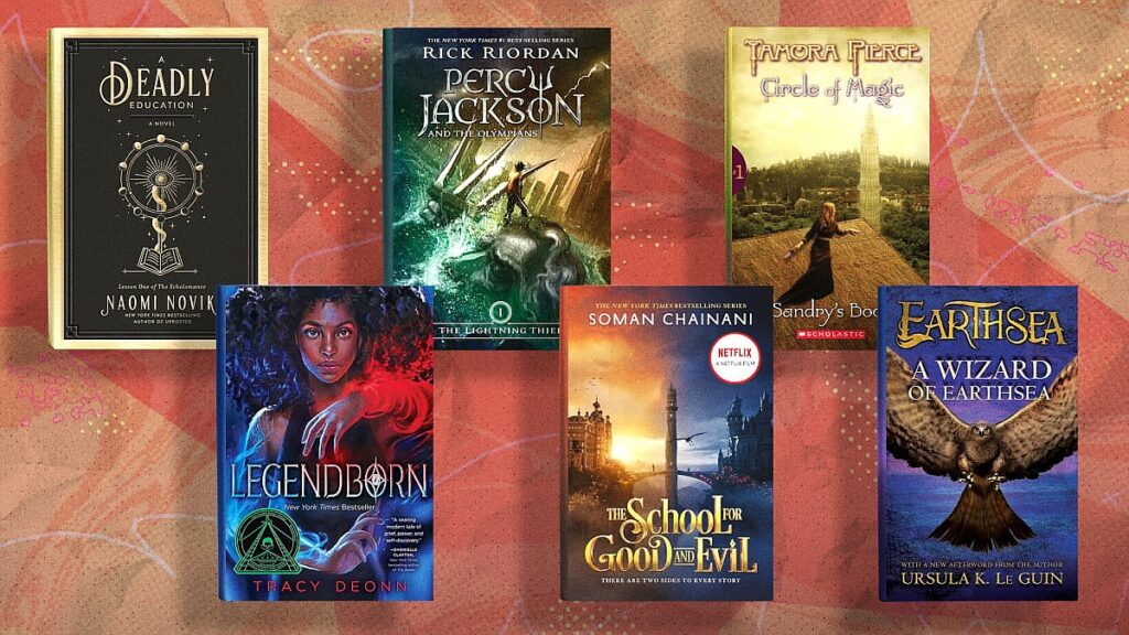 7 magic school series to buy young readers that arent Harry Potter