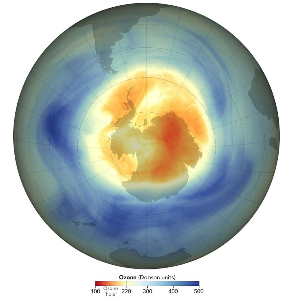 NASA, NOAA Rank 2025 Ozone Hole as 5th Smallest Since 1992