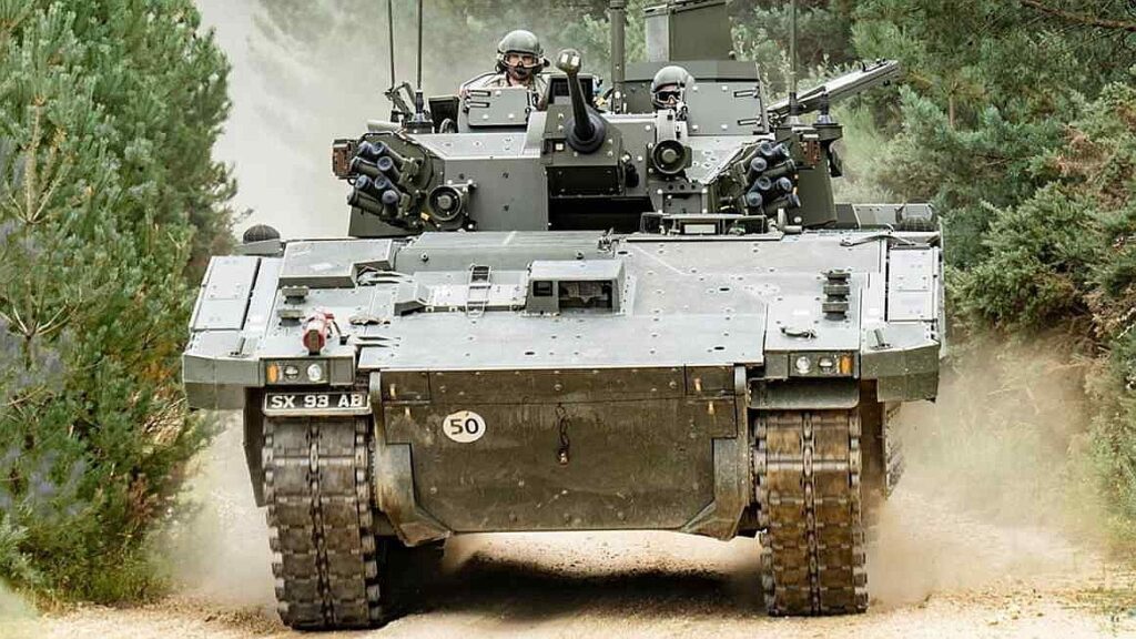 UK halts use of Ajax armoured vehicles after soldiers report hearing problems