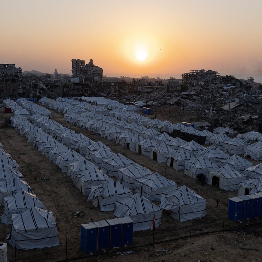 U.S. Plans Compounds to House Palestinians in Israeli-Held Half of Gaza