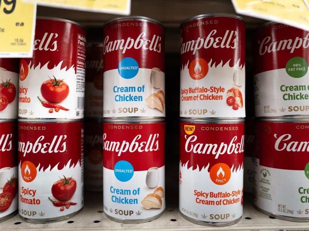 A Campbell Soup VP is on leave after secret recording appears to show him mocking ‘poor’ customers, ‘3D-printed chicken’