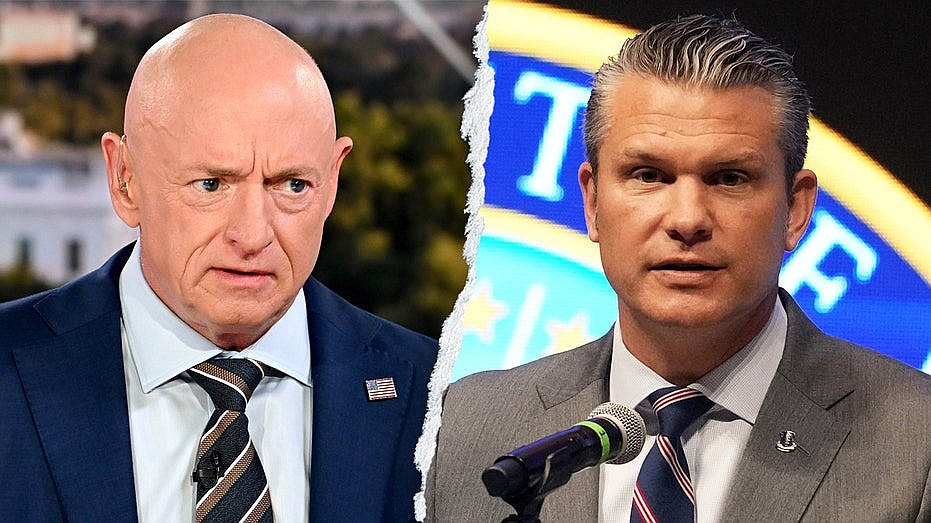 Hegseth rips Mark Kelly’s post about his service: ‘You can’t even display your uniform correctly’