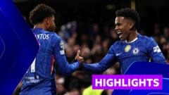Estevao stars as Chelsea beat 10-man Barcelona
