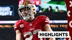McCaffrey stars as 49ers beat Panthers