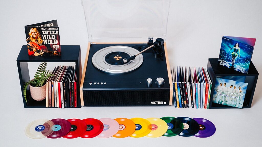 What is Tiny Vinyl? Miniature LPs that really work on record players.