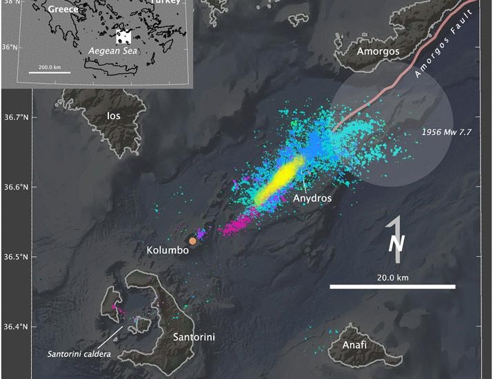 The 2025 Santorini unrest unveiled: Rebounding magmatic dike intrusion with triggered seismicity | Science