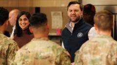 ‘Who really likes turkey?’ – JD Vance serves Thanksgiving meals to soldiers