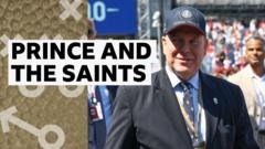 Prince Albert’s connection with New Orleans Saints