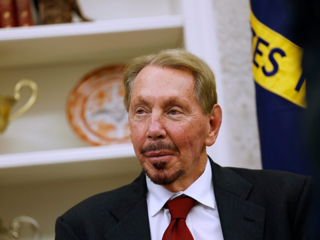 Larry Ellison was briefly the world’s richest man. Here are the politicians he’s backed over the years.