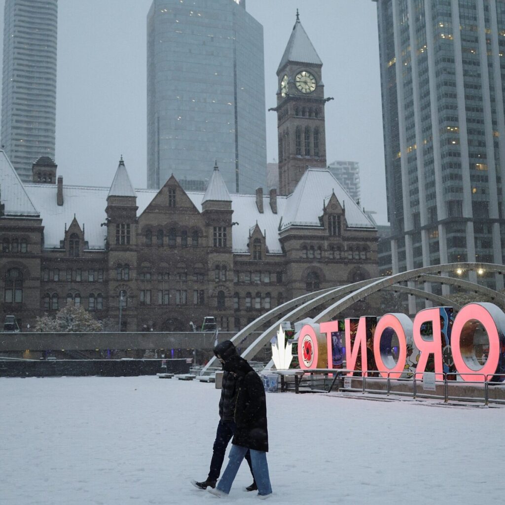 Parts of Southern Ontario Pummeled by Snow Squalls and Heavy Winds