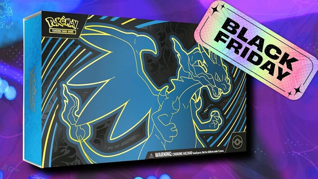 The Mega Charizard X ex Ultra Premium Collection is down to market value on Amazon