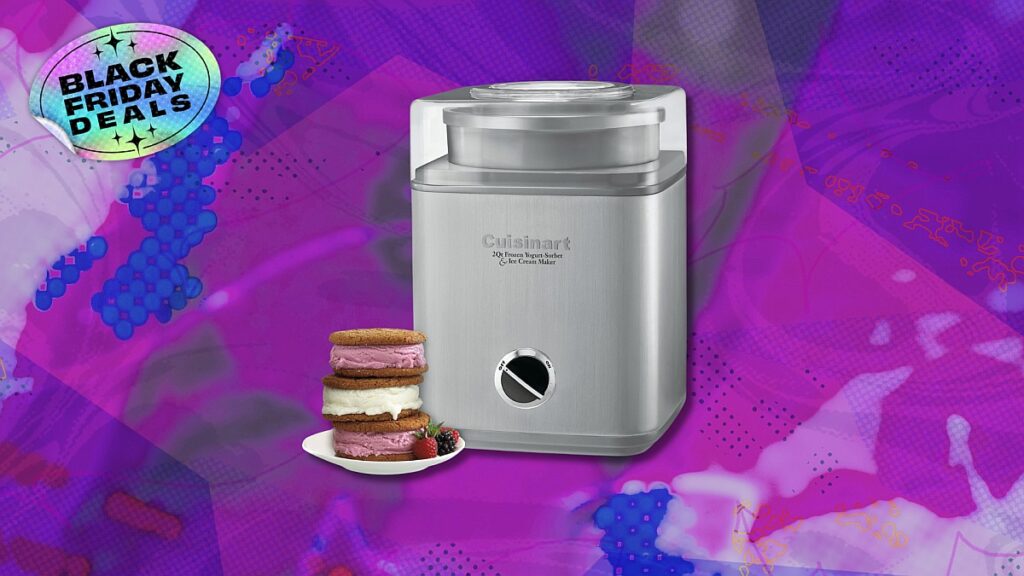 Score the Cuisinart Ice Cream Maker Machine for under $68 at Amazons Cyber Monday sale