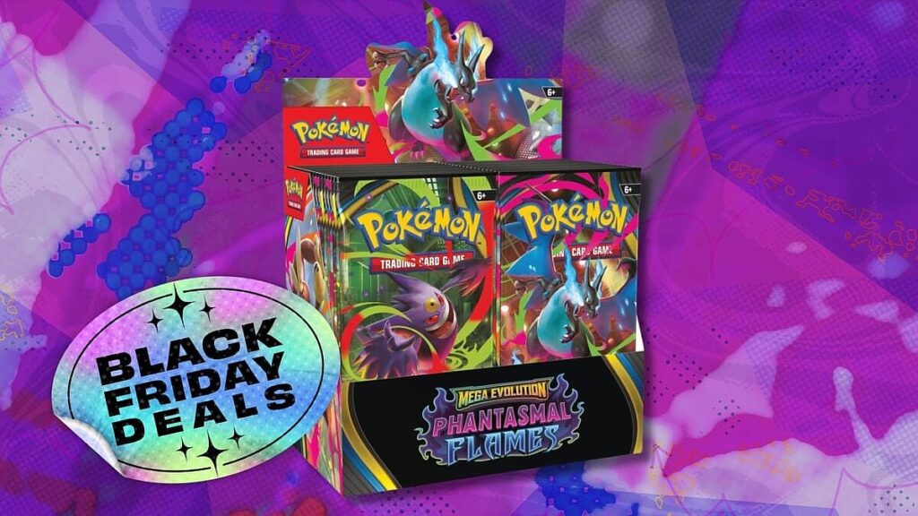 The Phantasmal Flames Booster Box is still below market value in the Amazon Black Friday sale