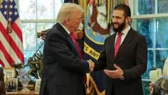Syria to join US-led coalition to defeat IS group after Trump meeting