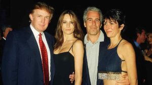 Trump ‘spent hours’ at Epstein’s house with victim of sex trafficking, email alleges