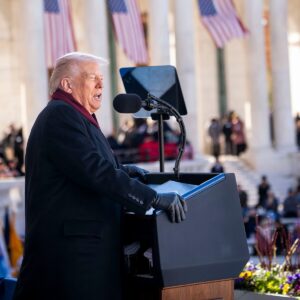 Trump Lauds ‘Very Big’ Shutdown Victory for G.O.P. in Veterans Day Speech