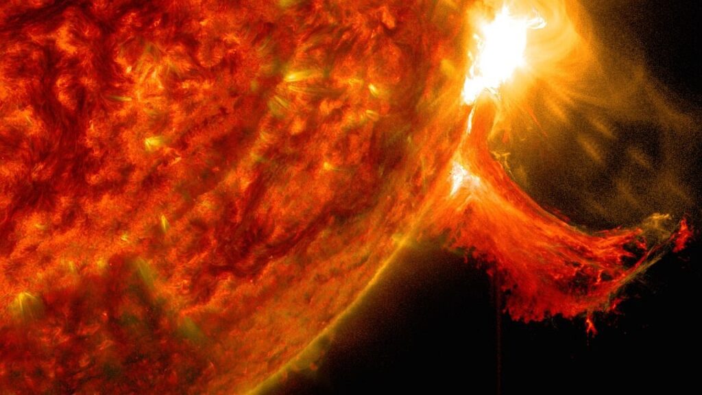 An explosion 92 million miles away just grounded Jeff Bezos’ New Glenn rocket