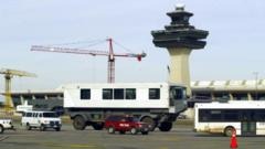 18 injured in people carrier crash at Washington-area airport