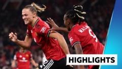 Rolfo & Malard score as Man Utd beat PSG
