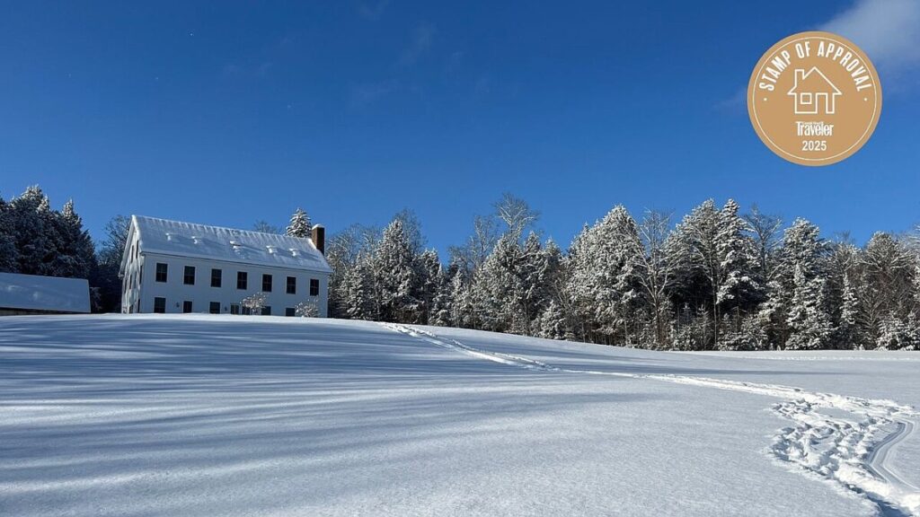 My Favorite Airbnb: A Cozy Vermont Farmhouse With a Fireplace & Sledding Hills