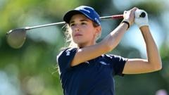 Trump’s granddaughter last after ‘nervous’ LPGA debut round