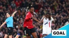 ‘A stroke of genius!’ – Malard fires Man Utd ahead against PSG