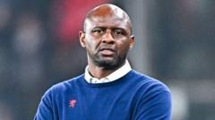 Head coach Vieira leaves bottom club Genoa